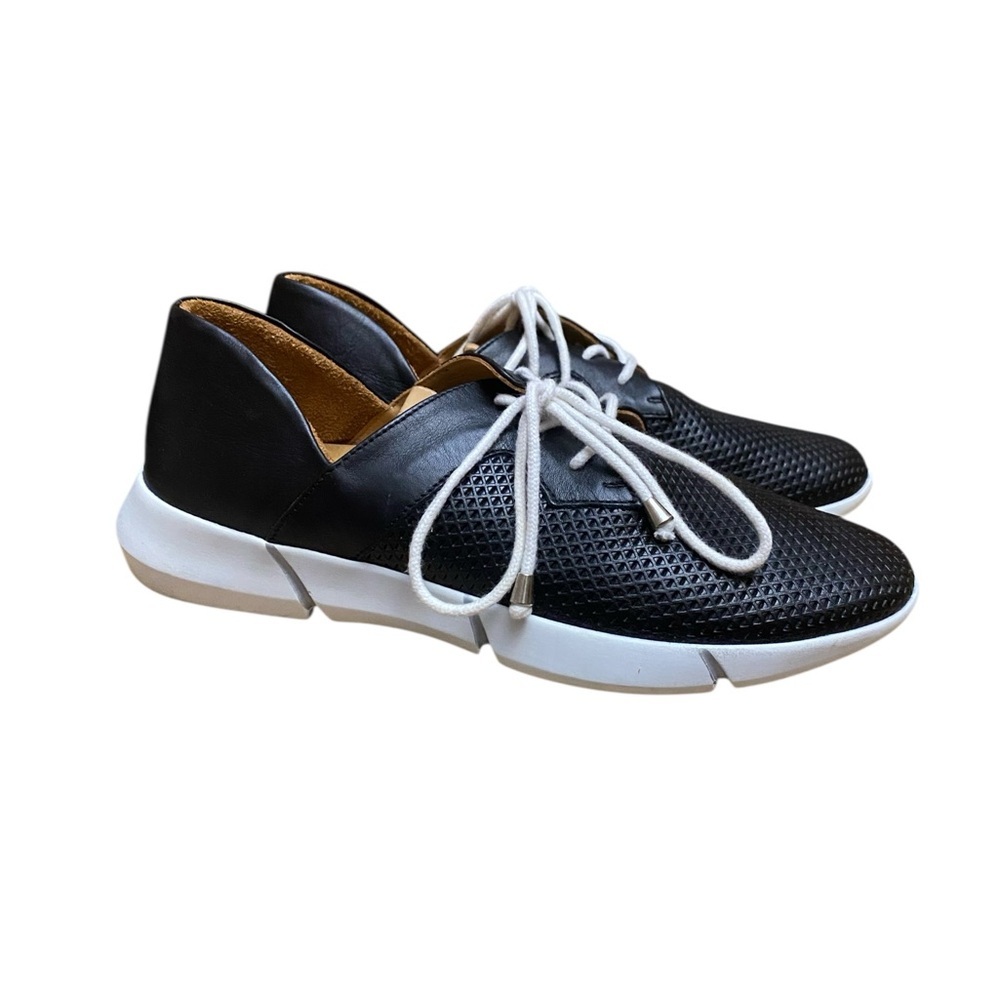Elska Vayah Womens Leather Black Sneakers Shoes Size 41 (10) Walking Comfort